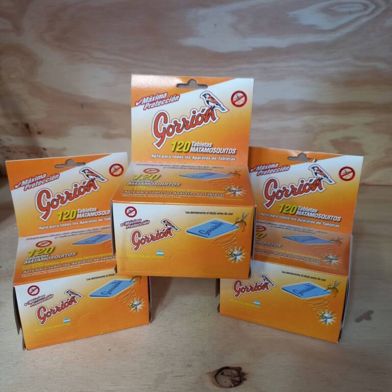 TABLETAS MATAMOSQUITOS CAJAS *120u